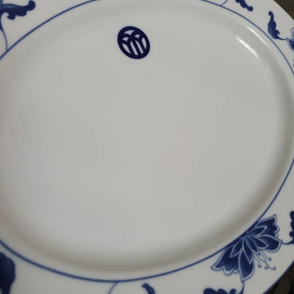 Tatung in Glaze Vintage Water Lily Pattern Durable China 6 Oval Plates